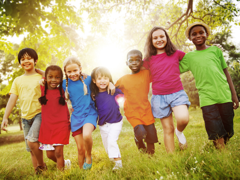 Children smiling