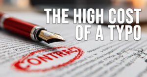 BUSINESS-The High Cost of a Typo